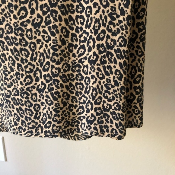 American Eagle Animal Leopard Print Midi Skirt S - Picture 4 of 7